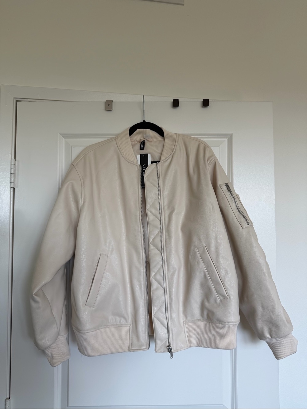 White Bomber Jacket
